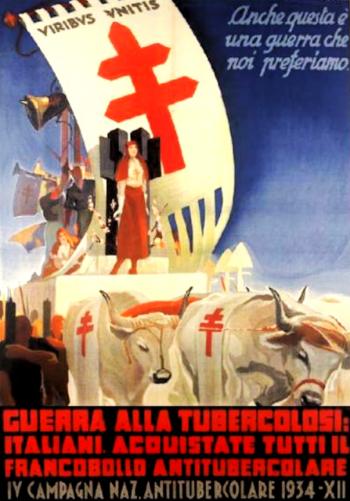 Cartolina antituberculare 1934