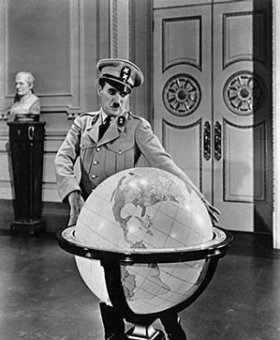 Charlie Chaplin, The Great Dictator, 1940.