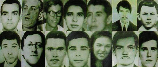 I volti di alcuni desaparecidos in Araguaia