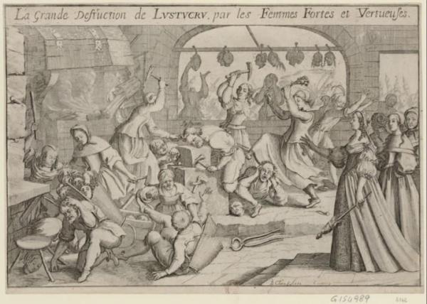 Le donne fanno a pezzi il Lustucru