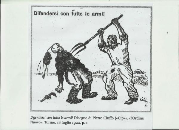Vignetta da L'Ordine Nuovo, 1922
