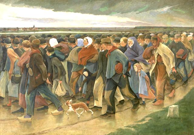 LES MIGRANTS<br />
Eugène Laermans - 1896