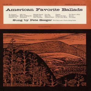 Copertina di American Favorite Ballads, Vol. 2, disco di Pete Seeger del 1958.