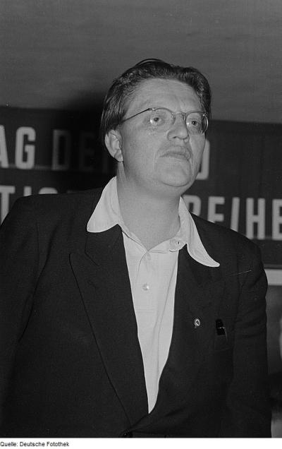 Kurt Barthel, Secretary of the Writers' Union during the uprising of 1953