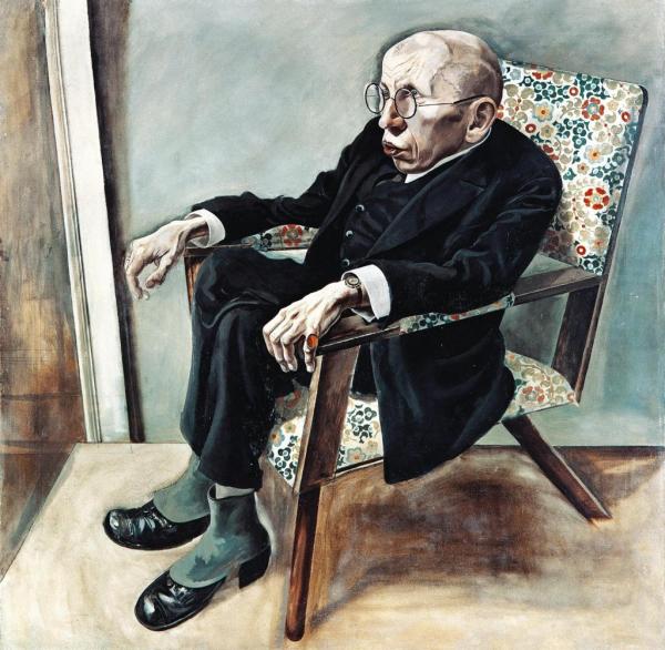 Max Herrmann-Neiße, ritratto da George Grosz