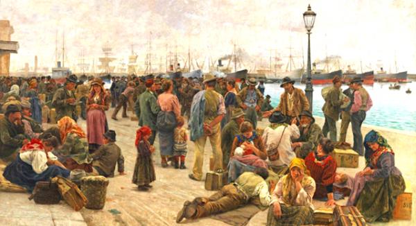 GLI EMIGRANTI  Angelo Tommasi – 1896