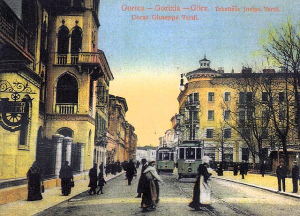 Gorica - Gorizia - Görz en 1900, c'est-à-dire avant l'"urbicide", quand la ville était multiple.