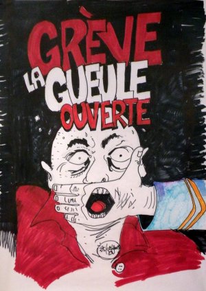 Grève Gueule ouverte