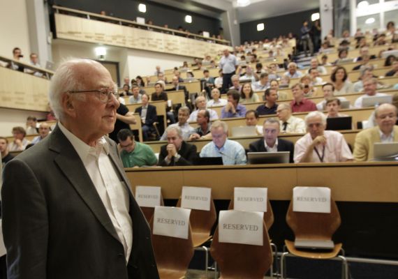 Peter Higgs, 83: "To me it's really an incredible thing that it's happened in my lifetime"