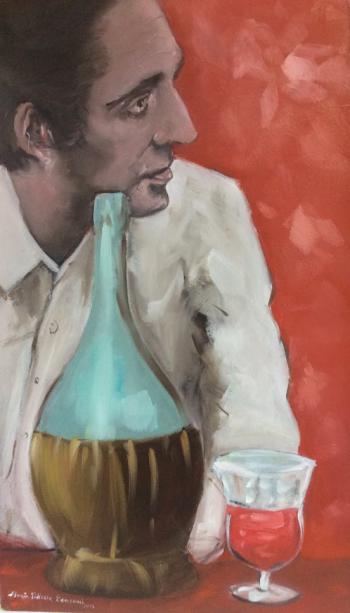 Piero Ciampi - Olio su compensato, maggio 2015 di Maria Vittoria Conconi