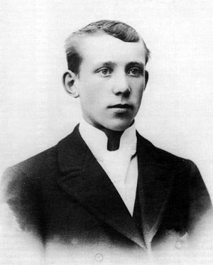 Joe Hill in 1898, four years before his emigration to the USA and still known as Joel Hägglund