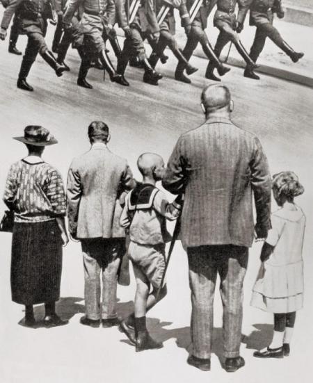 John Heartfield, “Tedeschi obbedienti”, 1929