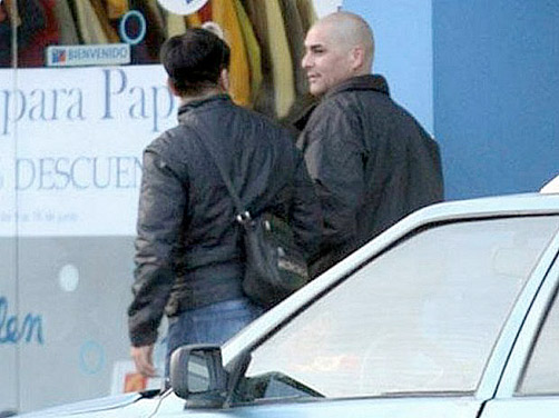 José Darío Poblete, ergastolano, a passeggio per Neuquén.