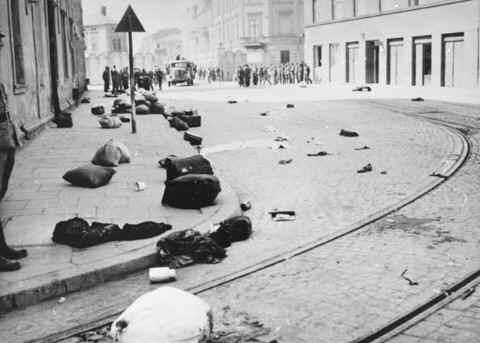 Marzo 1943.Cracovia, Podgórze. Il ghetto è liquidato