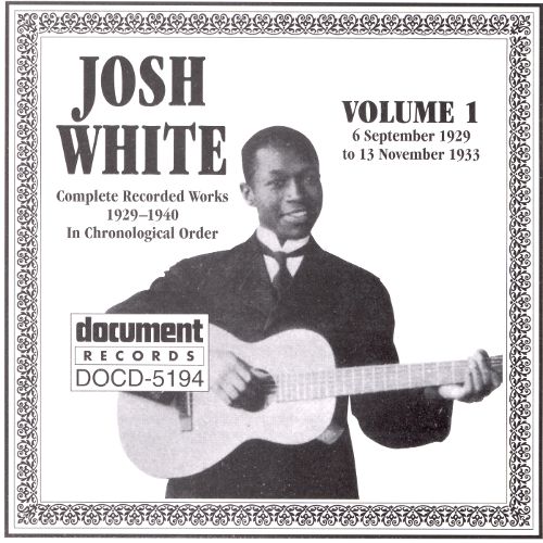 Joushua White, 1929-33 recordings