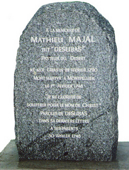 Stele dedicata al "Désubas"