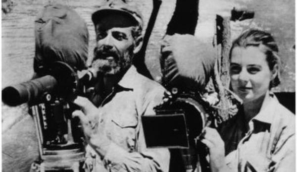 Monika con il padre Hans