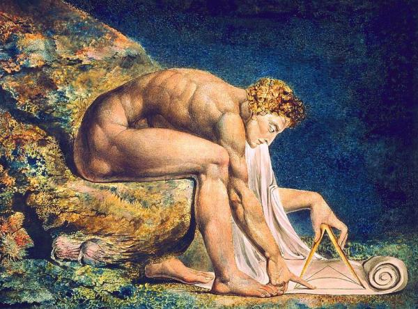 Newton de William Blake - gravure de 1795