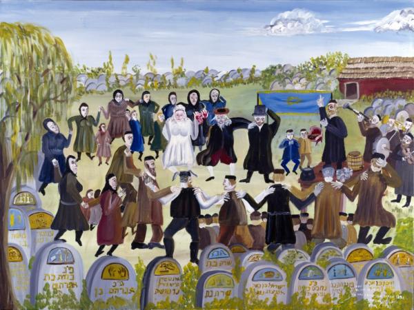 Mayer Kirshenblatt - The Black Wedding in the Cemetery , 1996