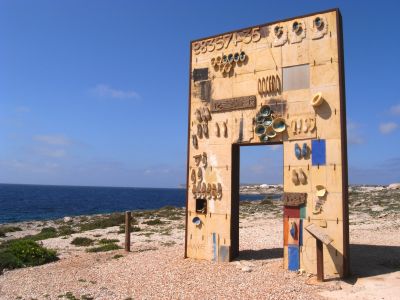 Mimmo Paladino - Porta di Lampedusa Porta d’Europa