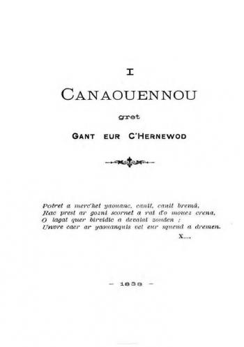 Canaouennou gret gant eur C’hernewod