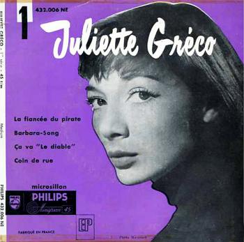 Juliette Gréco, 1955