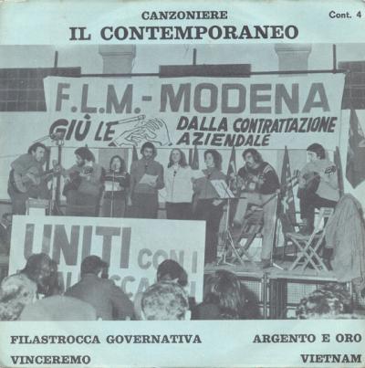 Canzoniere Il Contemporaneo – Filastrocca Governativa / Vinceremo / Argento E Oro / Vietnam (1973, Vinyl)