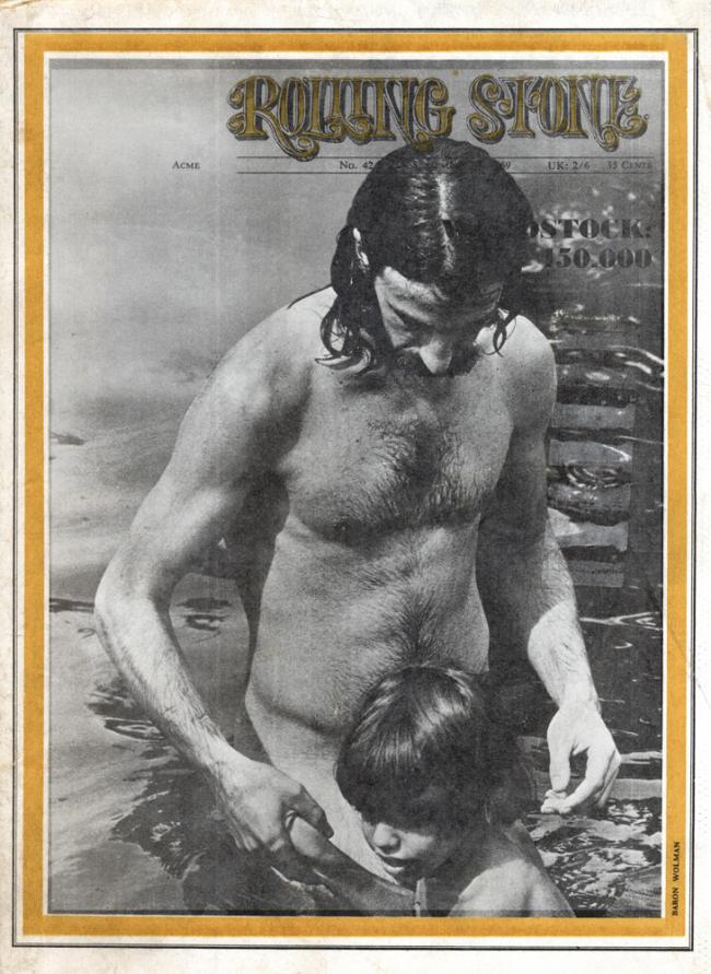 La copertina di Rolling Stone settembre 1969 (foto di  Baron Wolman)