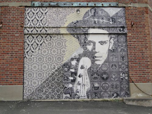 “The Rebel Waltz” mural (depicting Paul Simonon – The Clash)