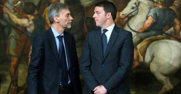 Lucignolo e Pinocchio nell’edizione 2014 dello spettacolo