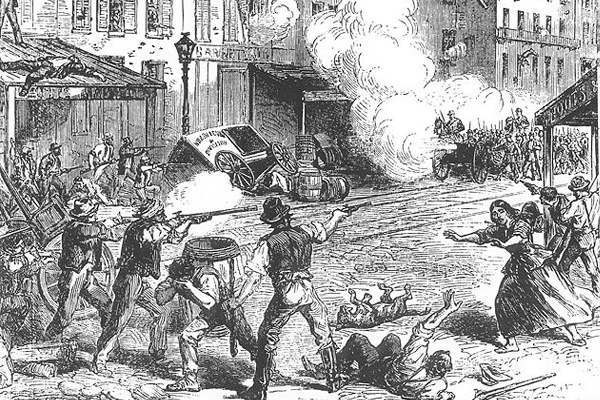 New York, 1863. The Draft Riots