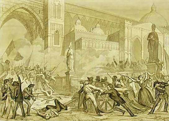 <br />
La rivoluzione di Palermo del 12 gennaio 1848