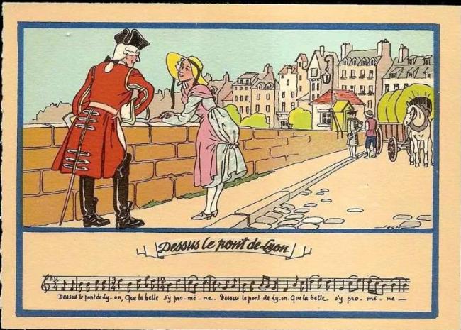 C'est sur le pont de Lyon