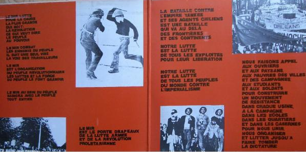 Chants de la résistance populaire chilienne