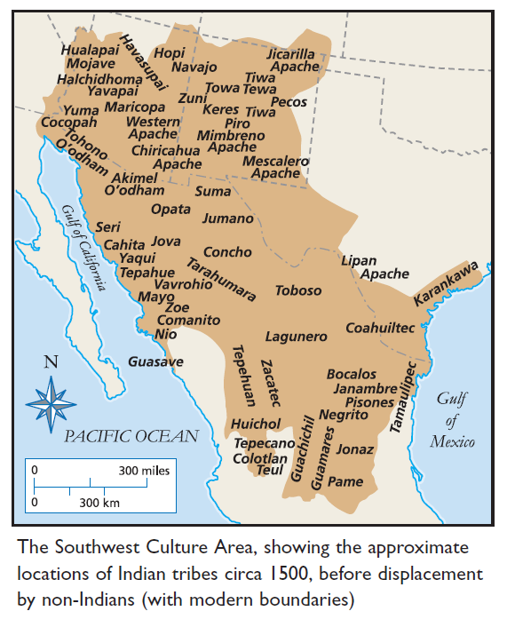 Dislocazione dei Nativi americani nel 1500
