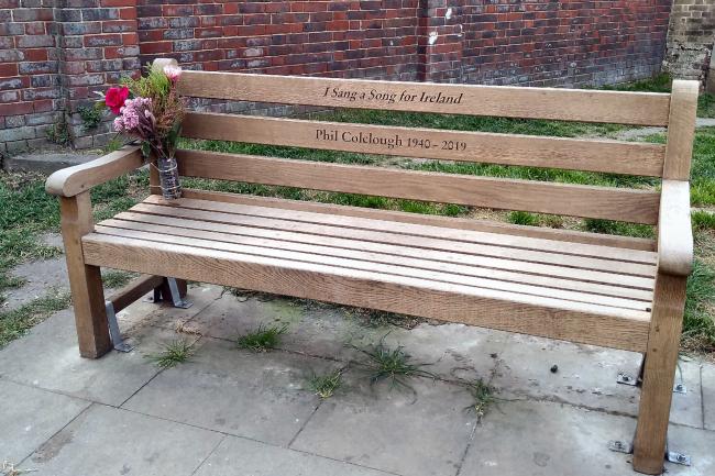 Phil Colclough's bench by the Thames