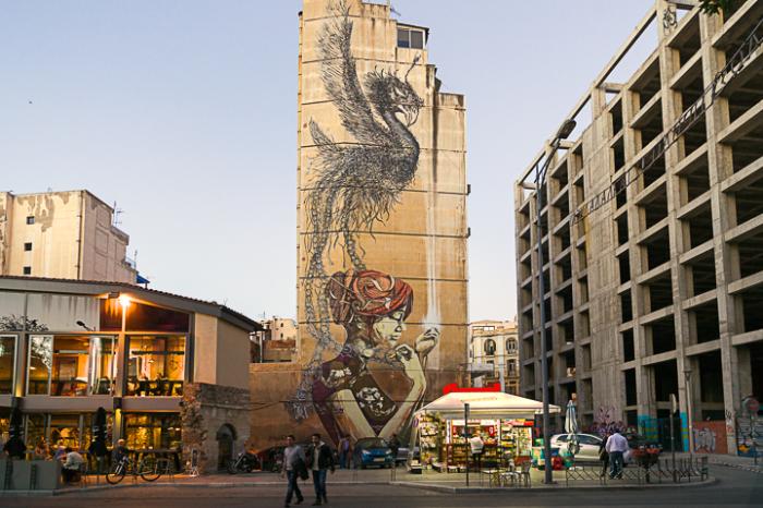 Salonicco- Murale di DAL e Faith47 (foto: Riccardo Gullotta)