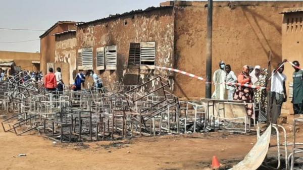 Niamey school blaze, April 13,2021