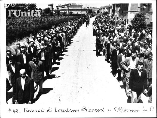 I funerali di Loredano Bizzarri