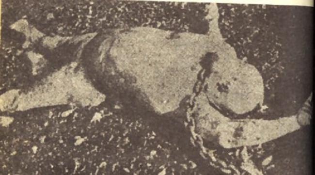 27 ottobre 1965. Il corpo di Alberto Lovera, dirigente comunista venezuelano, emerso dalle acque antistanti a Lechería, nel nord-est del Venezuela.