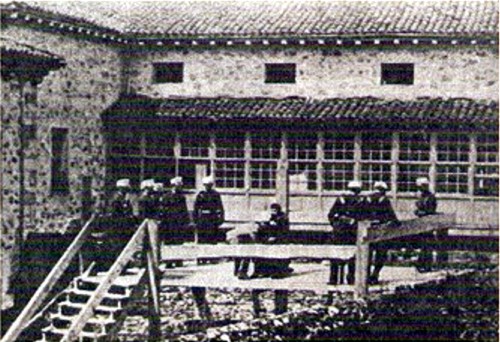 Il garrottamento di Michele Angiolillo (Vergara, 20 agosto 1897).