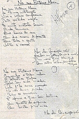 Il manoscritto di Na Rua António Maria