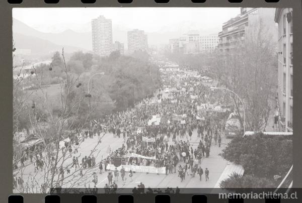 Manifestazione pro Unidad Popular, Santiago, maggio 1973