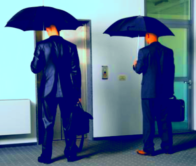 Der Fahrstuhl nach oben ist besetzt