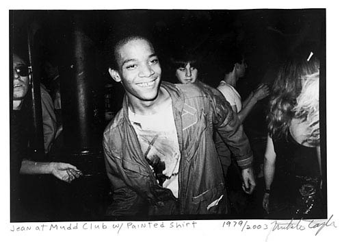 Jean-Michel Basquiat al Mudd Club.
