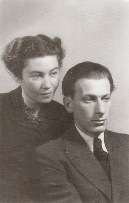 Rádnoti Miklós con la moglie Fanni, Budapest 1941