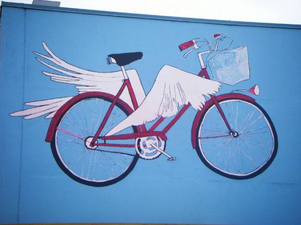 La bicicleta con alas