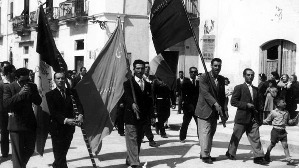 Manifestazione di braccianti a Cerignola