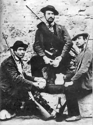 La banda del brigante Agostino Sacchitiello di Bisaccia, uno dei più fidati luogotenenti di Crocco, 1862