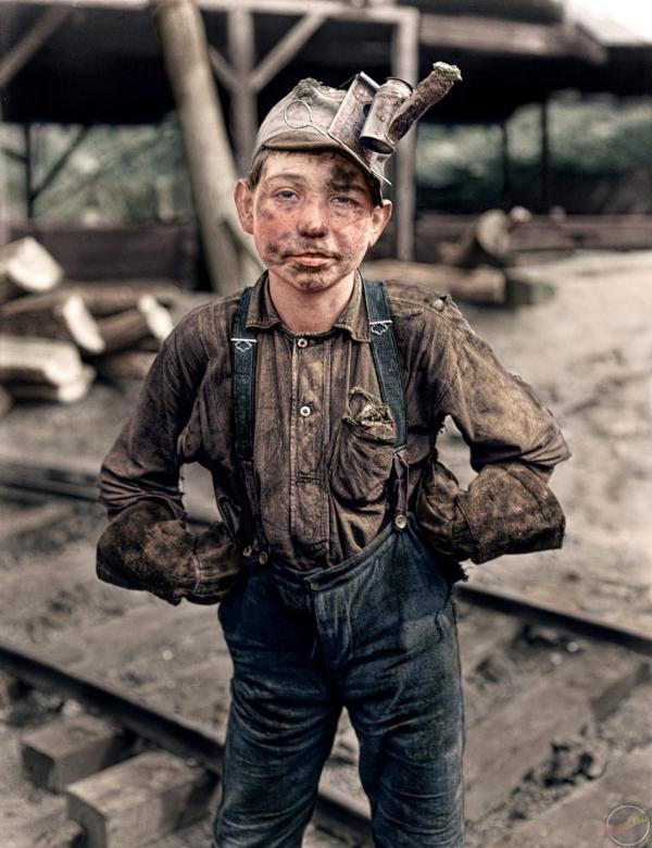 11 year old coal miner worker. 1908
